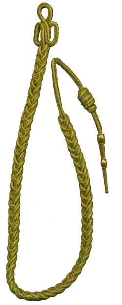 Fourragère aux couleurs de la Médaille militaire.