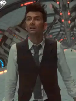 Le Quatorzième Docteur dans l'épisode spécial Aux Confins de l'Univers