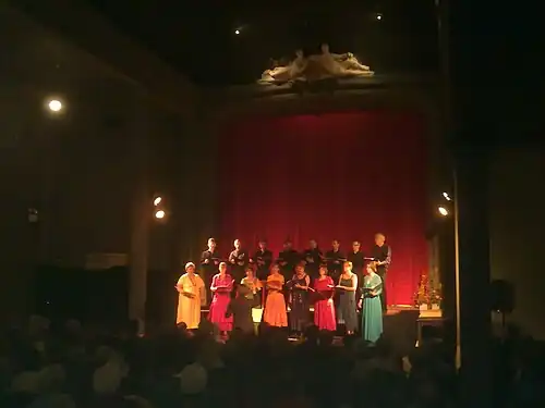 Soirée d'ouverture du premier Parcours musical de Court-Saint-Étienne(21 mars 2014).