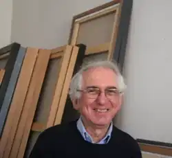 Frédéric Benrath dans son atelier