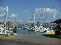 Photographie du port de Fréjus.