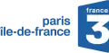 Logo de France 3 Paris Île-de-France du 4 janvier 2010 au 28 janvier 2018.
