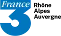 Logo de France 3 Rhône-Alpes Auvergne du 7 septembre 1992 au 6 janvier 2002.