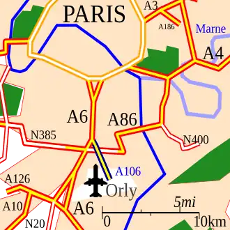 Carte de la route.