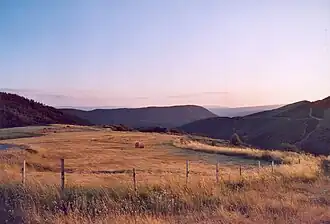 Vue vers Loubaresse.