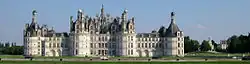 Vue panoramique du château de Chambord