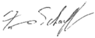 signature de Francis Schaeffer