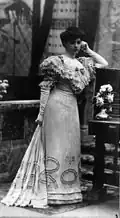 La cantatrice argentine Francisca Pomar de Maristany, 1906.