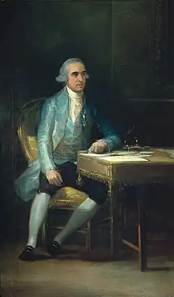 Francisco José Goya (1746-1828), Portrait de Don Francisco de Saavedra, 1798.