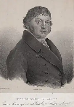 Portrait de Franciszek Brandt (ca. 1836, Bibliothèque nationale de Pologne).