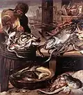 Frans Snijders, Le Marché aux poissons à Anvers, h/t, deuxième décennie du XVIIe&nbsp;siècle.