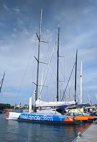 illustration de Hugo Boss (IMOCA, Farr, 2007)