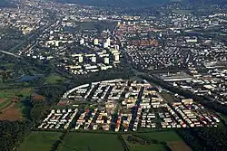 Nouveau quartier de Rieselfeld à Freiburg en 2007