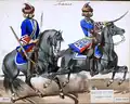 Grenadiers à cheval.