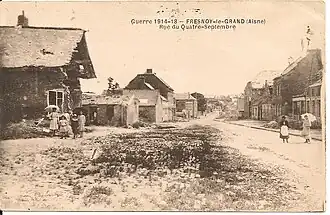 La rue du 4-Septembre en 1919.