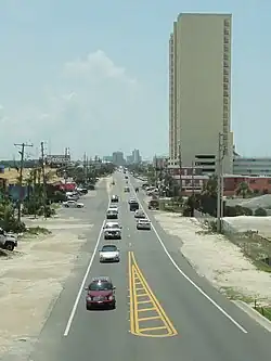 Route menant à Panama City.