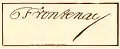 Signature de Louis de Buade (Frontenac)