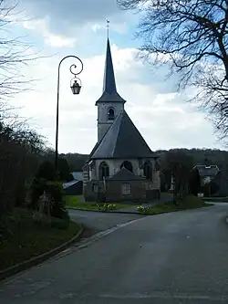 Le chevet de l'église.