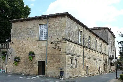 Aile nord-ouest du château.