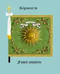 régiment de Fumel cavalerie, avers
