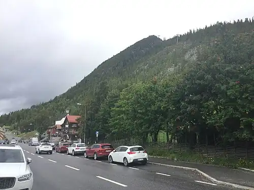 La route à Funäsdalen.