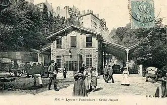 La station de départ Croix-Paquet.