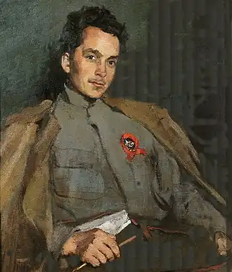 L'écrivain Dmitri Fourmanov, 1922, Galerie Tretiakov.