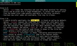 Description de l'image GNU nano-6.4 screenshot.png.