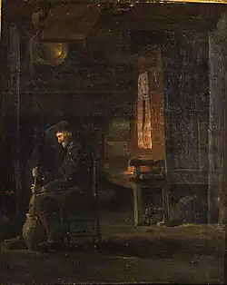 Batteur de beurre à Pont-Aven, 1885, musée des Beaux-Arts de Chambéry.