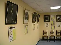 Galerie des présidents à la mairie de Touët-sur-Var.