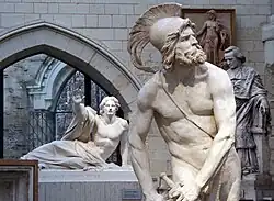 Au premier plan, Philopœmen, le dernier des Grecs (1838).