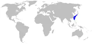 Description de l'image Galeus_sauteri_distmap.png.