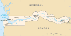 Description de l'image Gambie carte.gif.