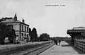 L'ancienne gare de Châtelaudren vers 1900.