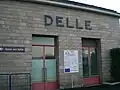 La gare de Delle lors de sa réouverture le 8 décembre 2006.