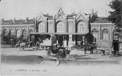 Gare annexe de Cambrai, 1913.