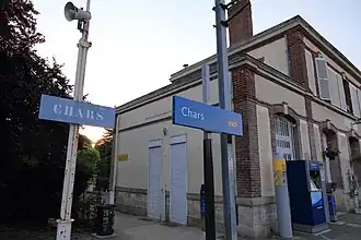 Mise aux normes de la signalétique "Transilien" en 2011.