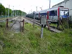 Voies de garage et rame Z 20900.