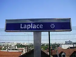 Panneau de la gare.