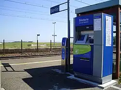 La billetterie automatique.