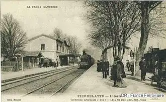La gare vers 1900.