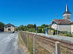 Voie et quai en direction de Périgueux.