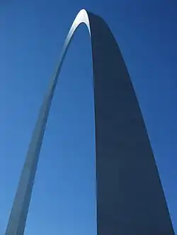 Jeu de lumière avec le revêtement en acier inoxydable (2004).