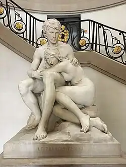 Le Paradis perdu (1881), marbre, Paris, mairie du 5e&nbsp;arrondissement.