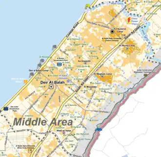 Gouvernorat de Deir el-Balah en 2018.
