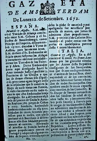 Image illustrative de l’article Gazeta de Amsterdam