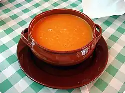 Gaspacho andalou espagnol.