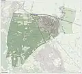 Carte topographique de Baarn (2017).