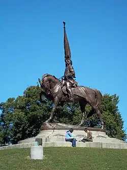 Monument au général Logan&nbsp;(en) (1897), Chicago, Grant Park.