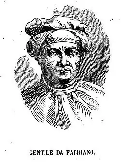 Le peintre gothique Gentile da Fabriano.